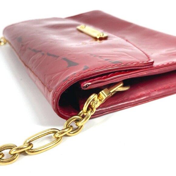 LOUIS VUITTON M93614 MonogramVernis Bel Ale Pochette Wallet Shoulder Bag - Picture 6 of 16